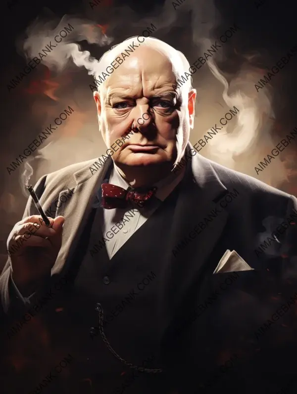 Winston Churchill: Portraits Reflecting Leadership and Resilience