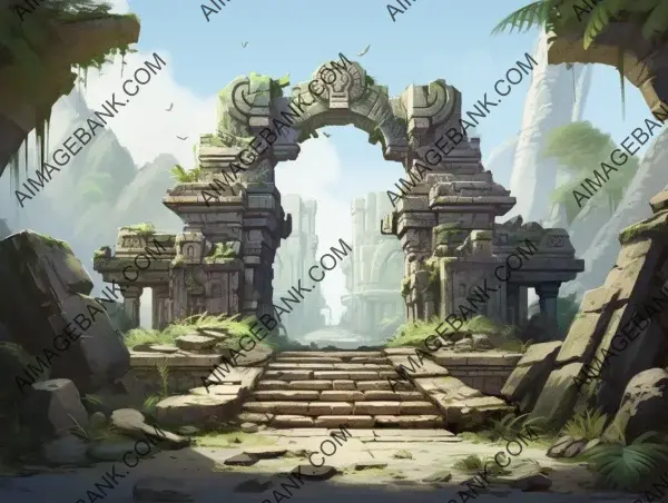 Ancient Ruins Concept: Generating an Evocative Image of the Past