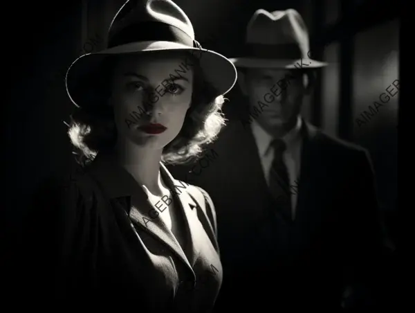 Capturing the Film Noir Essence: A Low-Key Lighting Masterpiece