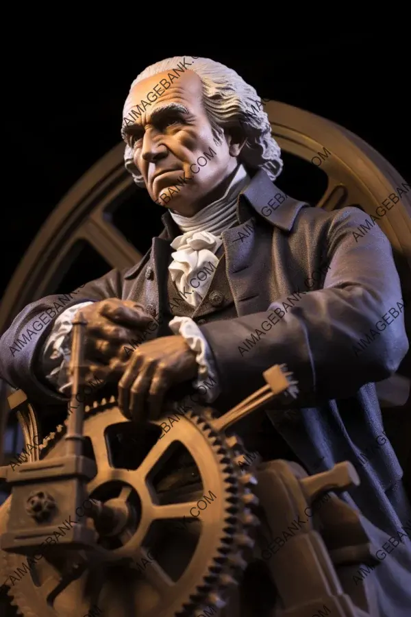 James Watt&#8217;s Inventor Persona in Detailed Portraits