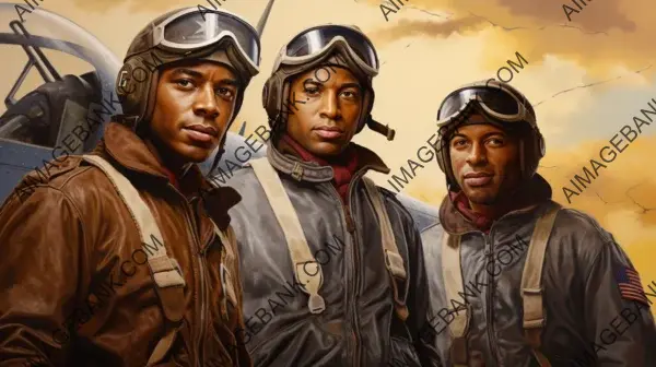 Skybound Heroes: Capturing the Spirit of the Tuskegee Airmen