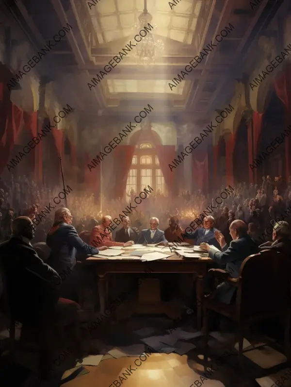 Treaty Signing Illustrated