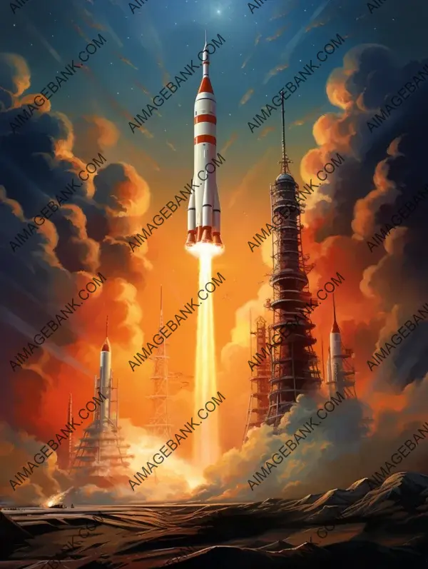 Space Exploration Rockets Launching Visualized