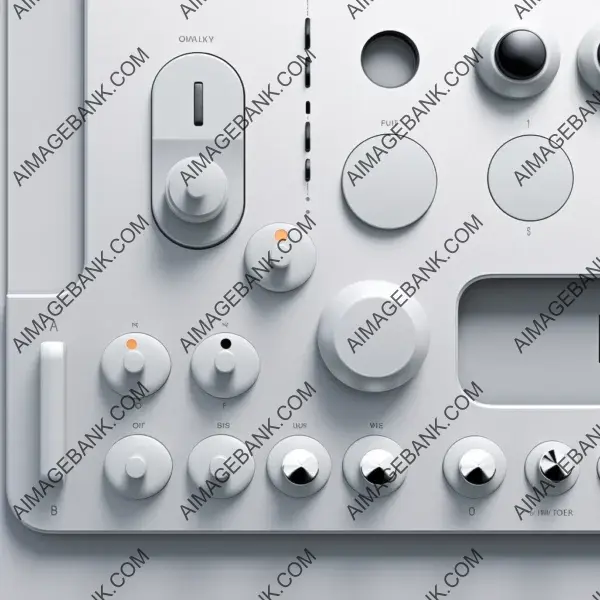 Elevated Perspective: Photo of Buttons and Levers