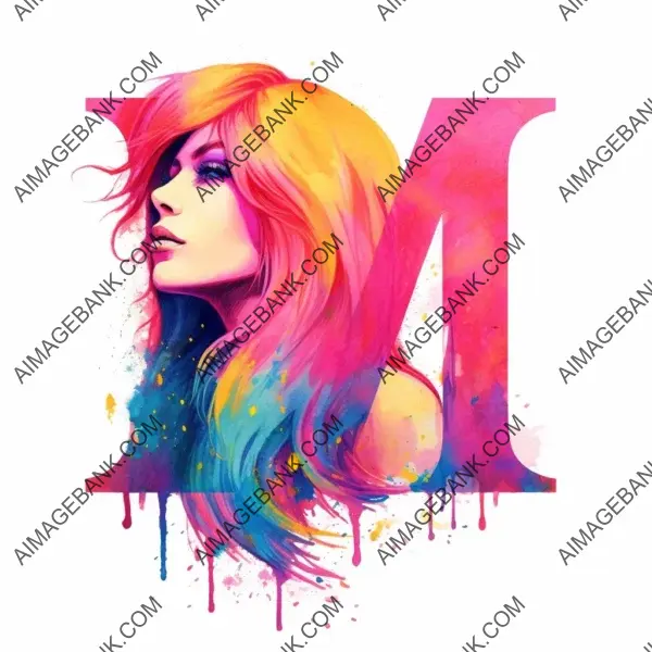 Vibrant Pink Hair Logo