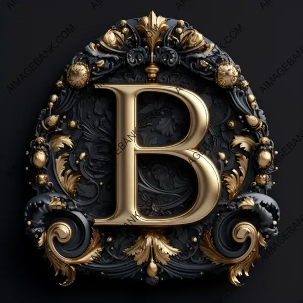 32K UHD Letter with Formal Black Royal Style