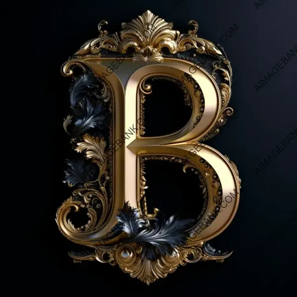 Formal Black Royal Letter of Luxury in 32K UHD