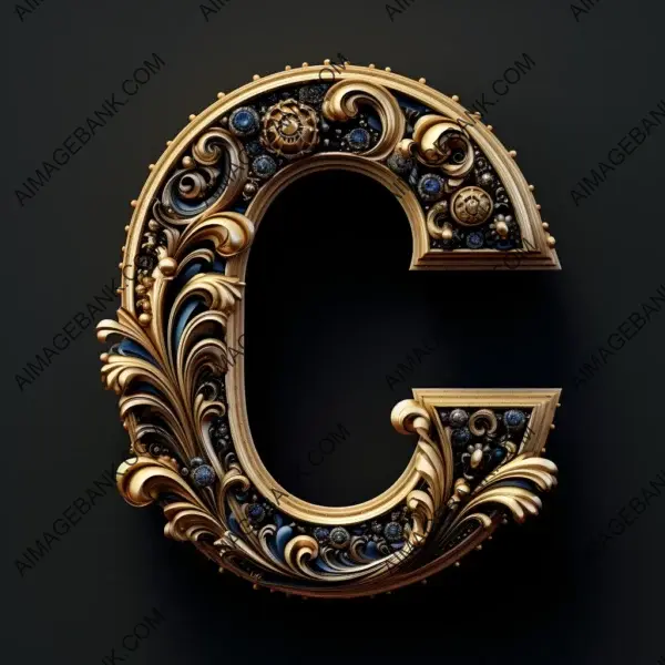 32K UHD Formal Luxury Black Royal Style Letter with Luxury