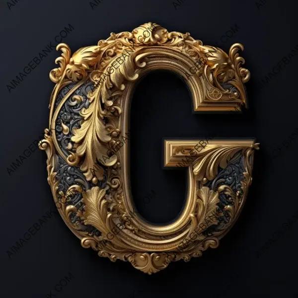 32K UHD Formal Black Royal Style Luxury Letter with Black Luxury Style