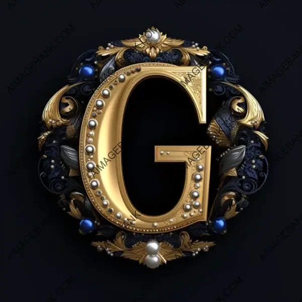 32K UHD Formal Black Royal Style Luxury Letter with Formal Style