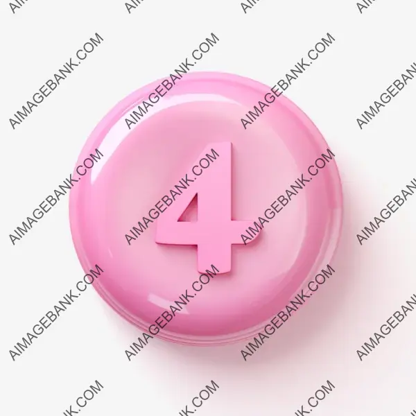 Transparent-backed cute pink pastel badge