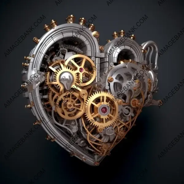 Mechanical Gear Automaton: Anatomically Correct Heart Design