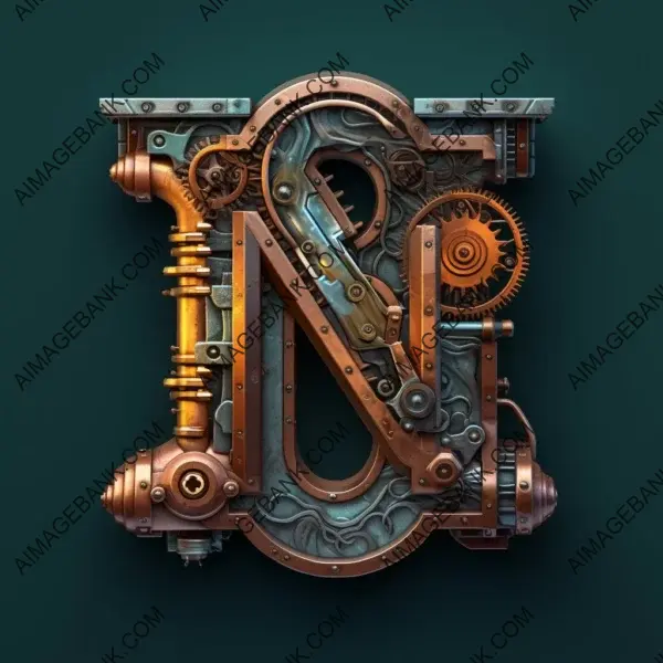 Logo Design with Steampunk Style: Letters in the Limelight