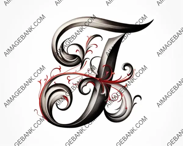 Calligraphic Mastery: Tattoo Letter Design