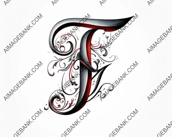 Artistic Tattoo Script: Calligraphy Lettering