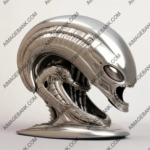 Shin-Sational Alien Art: Head Formed from Saga