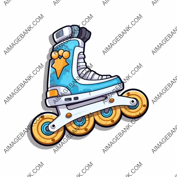 Stylish Scooter Skates Illustration for Your Project