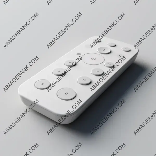 Industrial-style remote control with front view