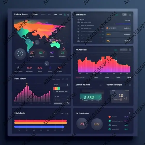 BI dashboard with intuitive design