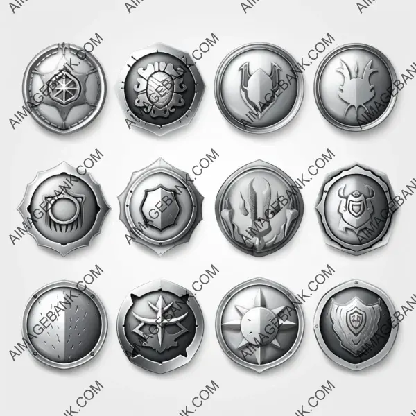 Collection of isolated 3D sports icons