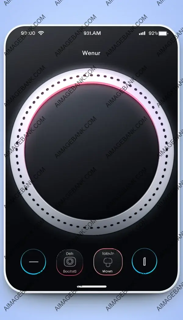 UI design for innovative sound recording app