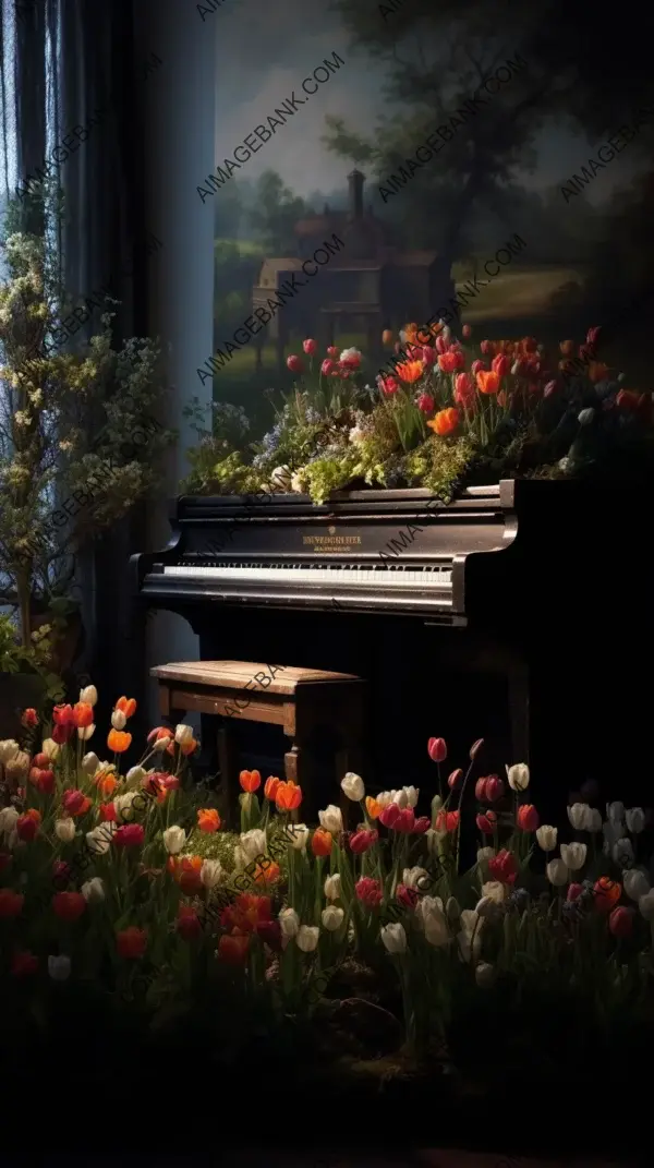 Monet&#8217;s piano: Rembrandt light sets atmospheric ambiance