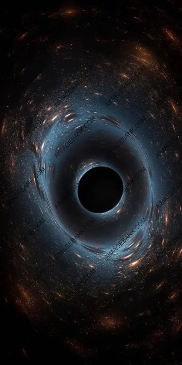 Mesmerizing Stargazing: Black Hole Vortex Nebula