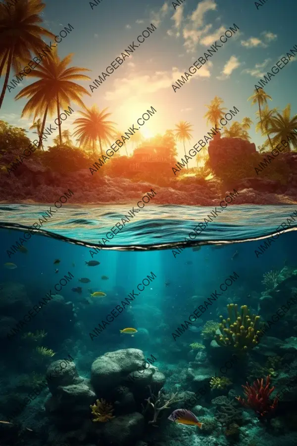 Beautiful Tropical Island: Above Water