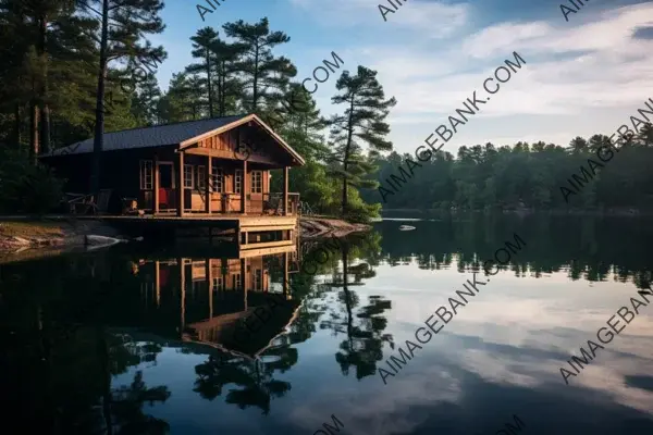 Cabin Escape: Serene Lakeside Retreat Surrounded by Nature&#8217;s Beauty