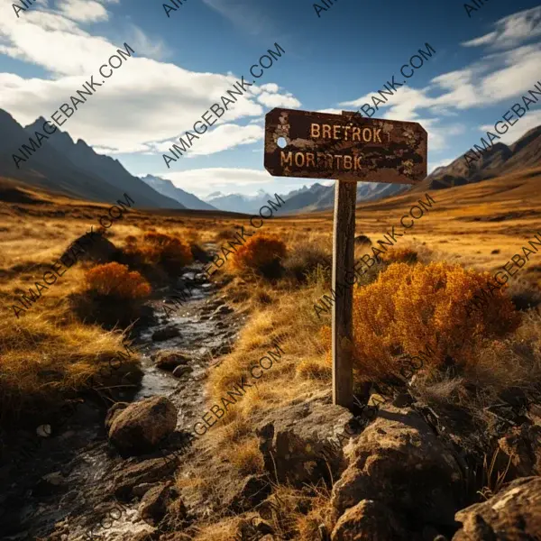 A Grand Entrance: Mountain Range Emerging from the Brown