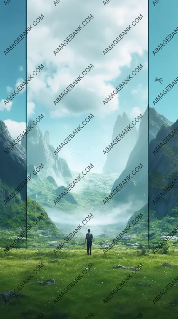 Digital Representation of Mountain Landscape Matrix