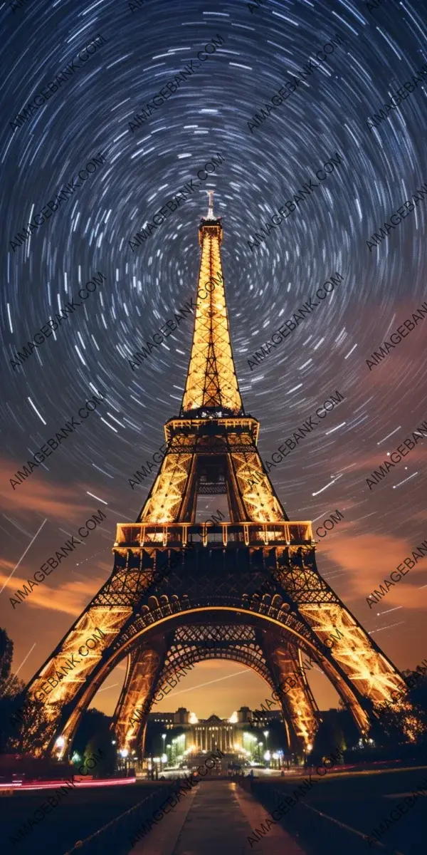 Iconic Eiffel Tower: Stunning Photo Illuminated Beauty