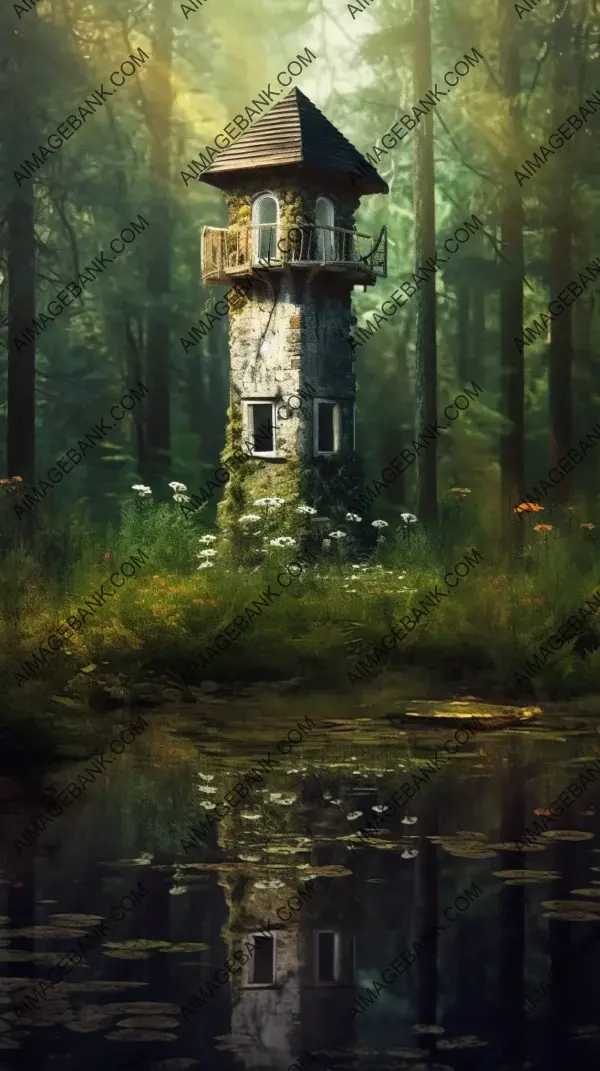 Hidden Gem: Glass Tower in Forest