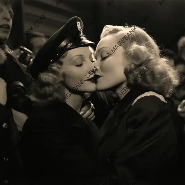 Celebrity Affection: Marlene Dietrich&#8217;s Memorable Fan Kiss (1935)