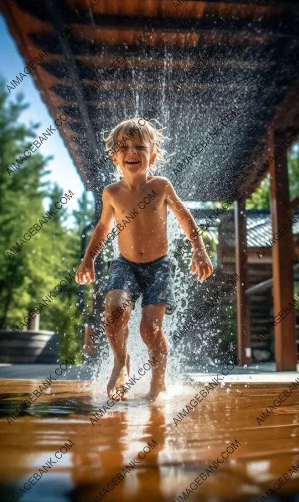 Swim and Splash: Norwegian Pool Style for Boys