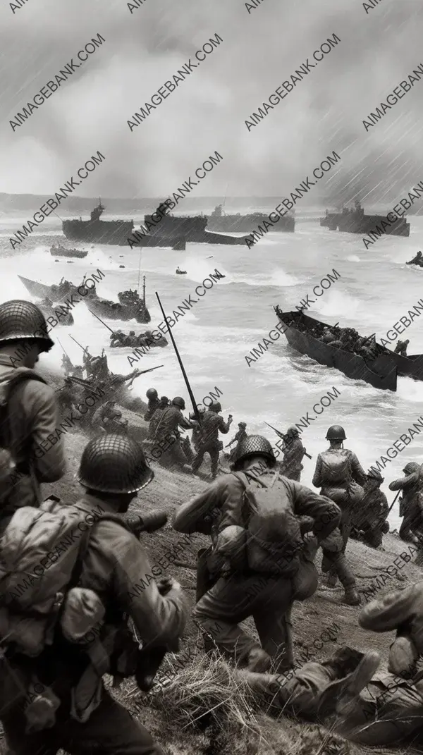 Powerful image captures the riveting essence of the D-Day landings in Normandy