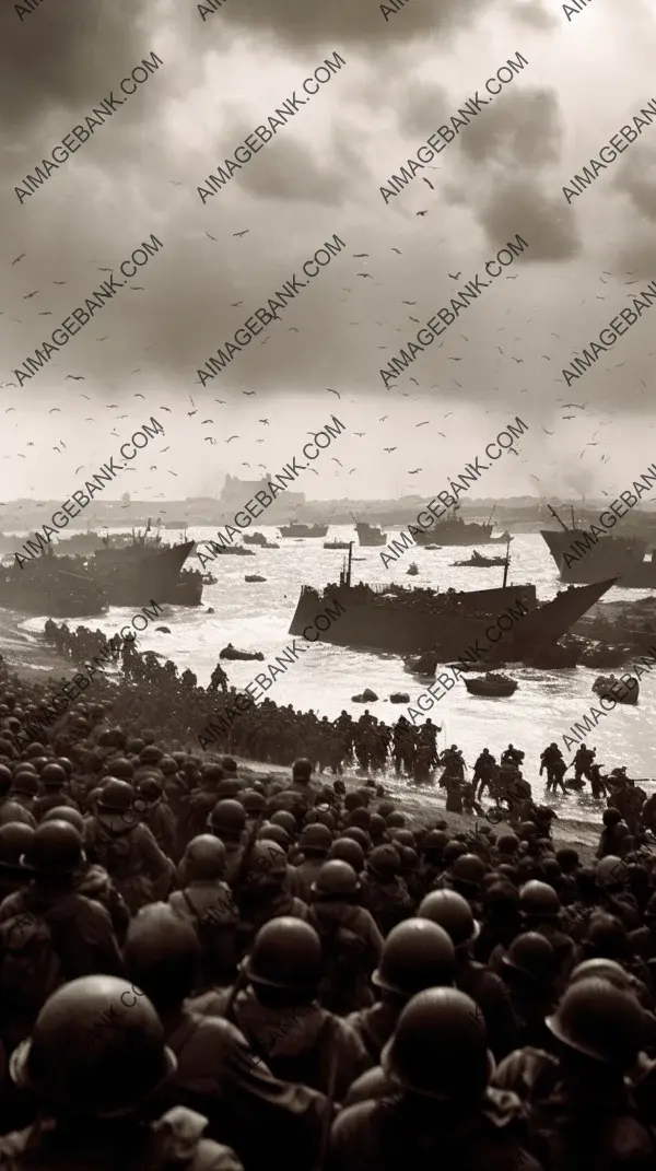 Emotive portrayal of the iconic D-Day landings in Normandy