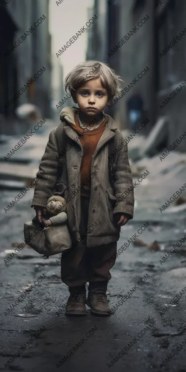 Artistic Street: Crying Abandoned Child