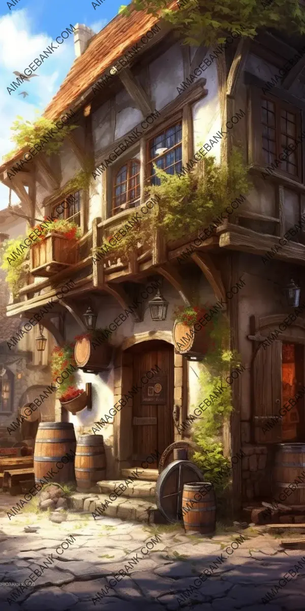 Luxurious Medieval Tavern: A Fantasy Retreat