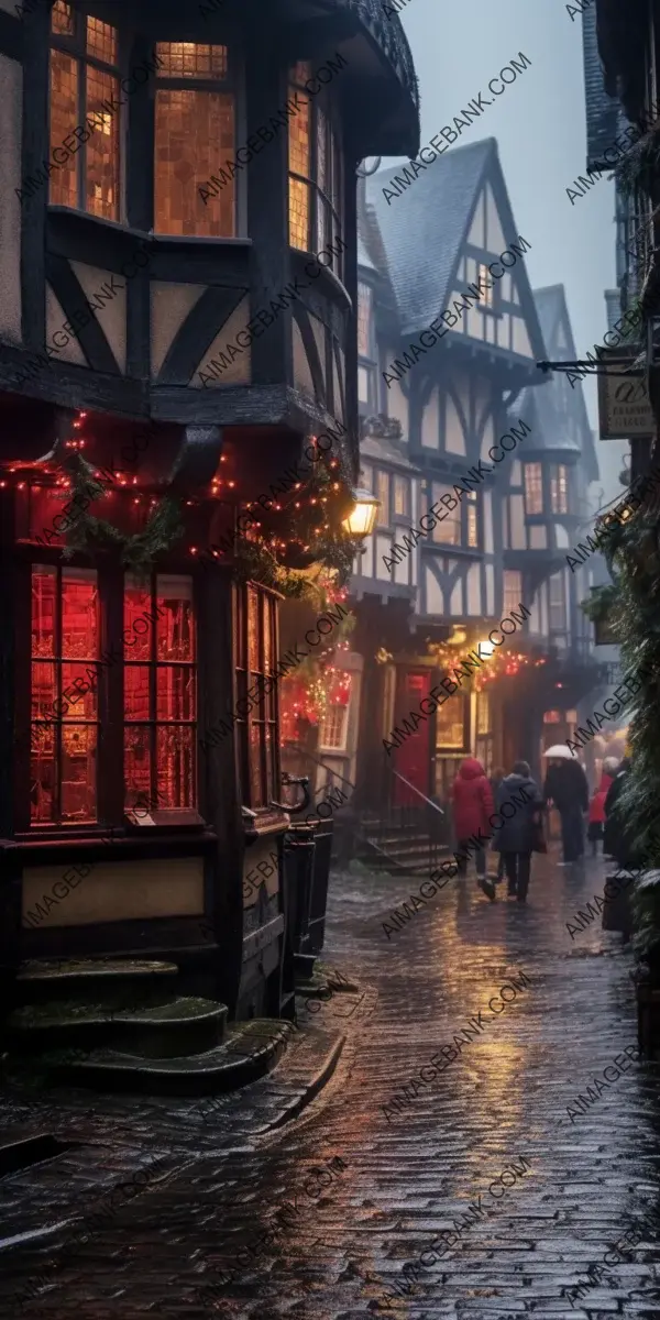 Dark Rain and Fog: Dramatic Photography of Medieval London