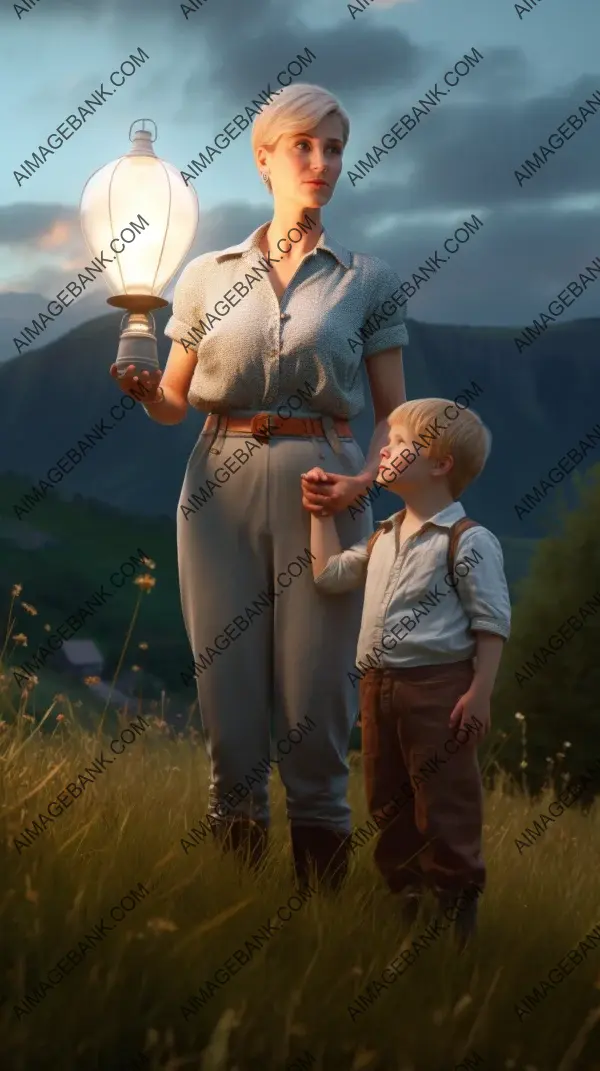 Captivating bond: a professional photograph capturing a mother&#8217;s adoring stare