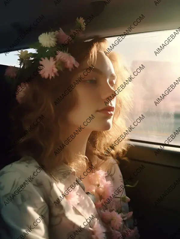 Sharing Adventures: A Girl Filling the Passenger Side of a Car