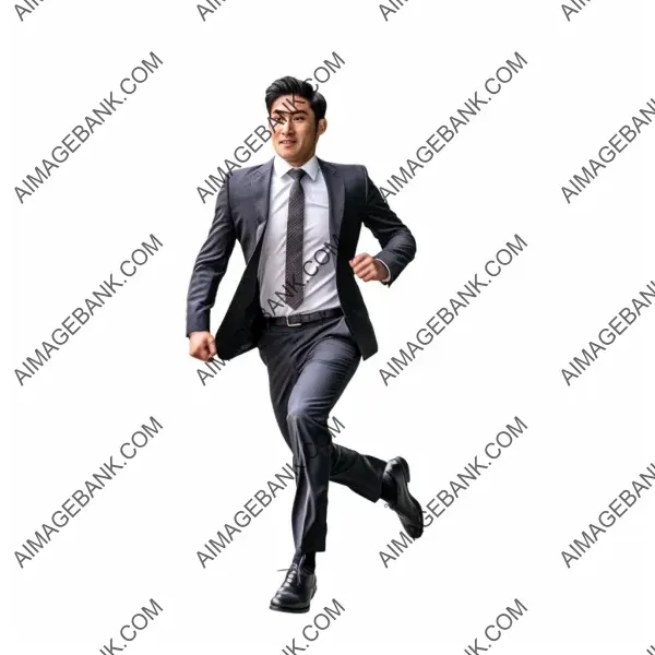 Sleek Running Outfit with Suit