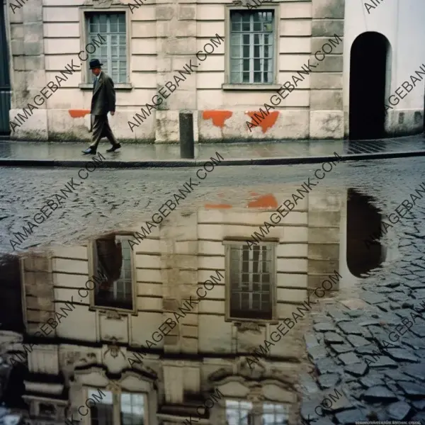 Vibrant reflection in Cartier-Bresson&#8217;s photo