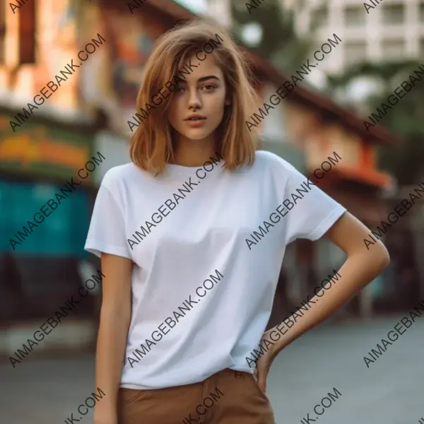 Female model with skater girl vibes