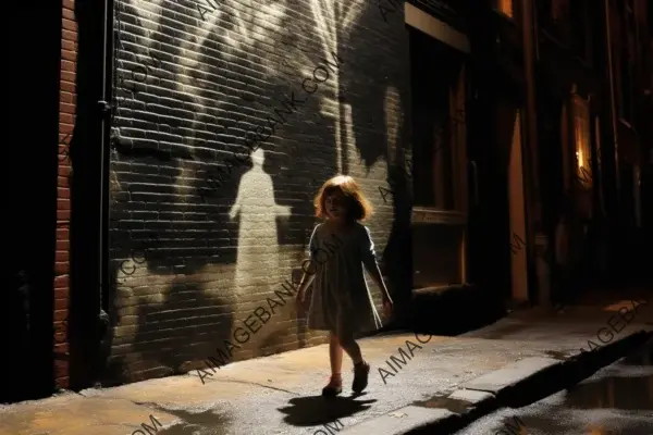 Panoramic projection of a girl captured by Associated Press