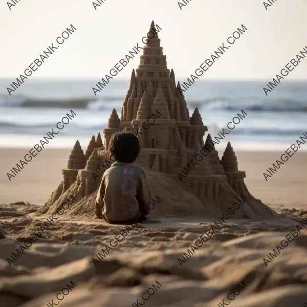 A windy beach scene that evokes emotions and contemplation