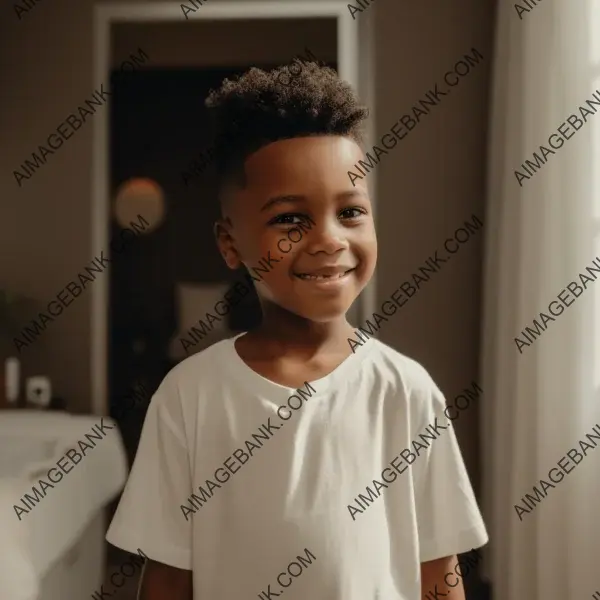 Infectious Joy and Laughter of 4-Year-Old Black Boy