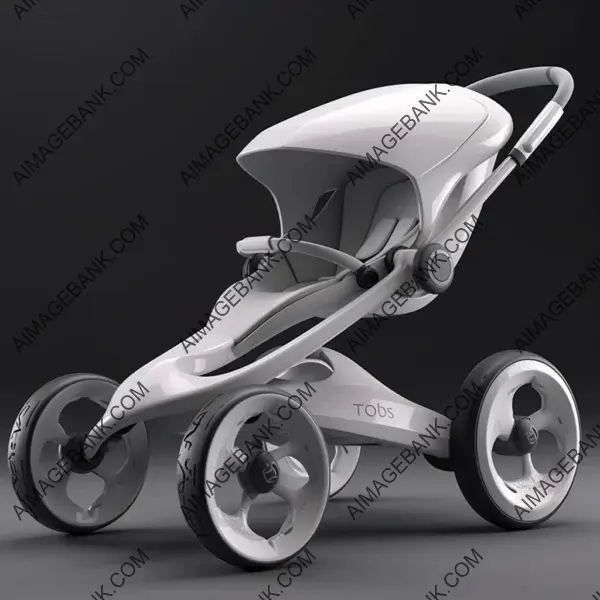 Innovative Vision of Baby Stroller Concept with Tesla