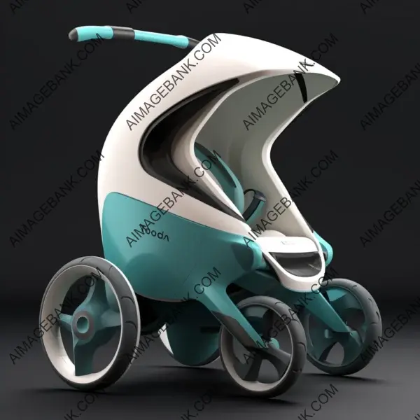 Cutting-Edge Baby Stroller Concept with Tesla Technology